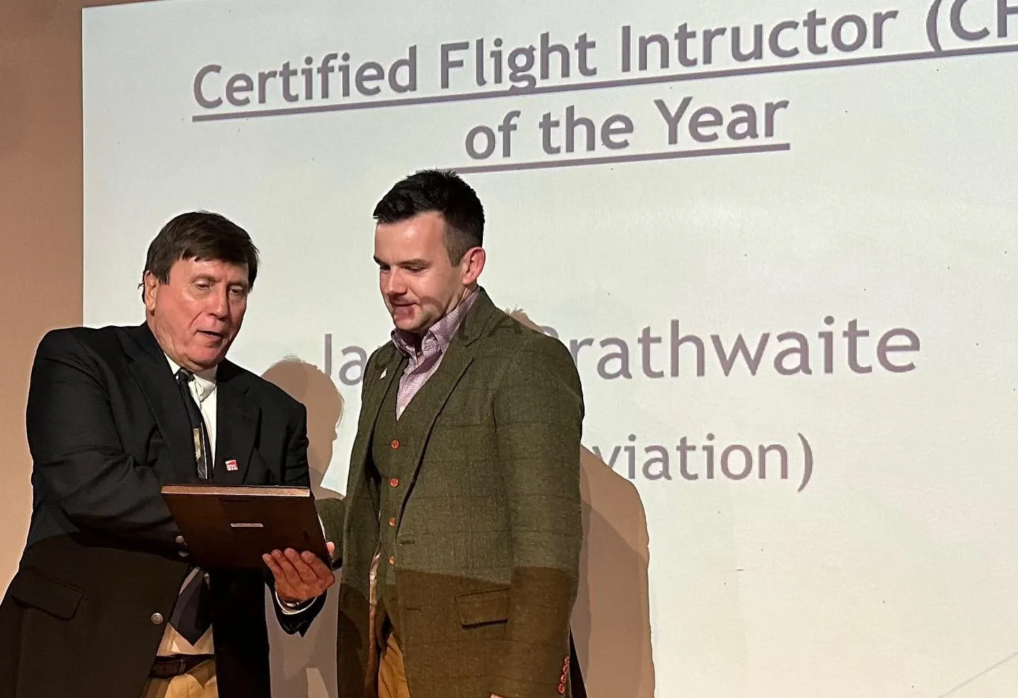 Ideal Aviation's Assistant Chief Instructor Receives Flight Instructor of the Year