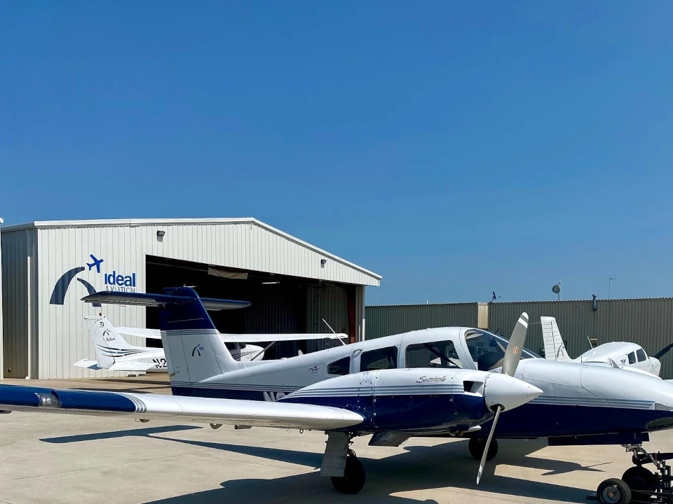 Ideal Airplane in Hangar