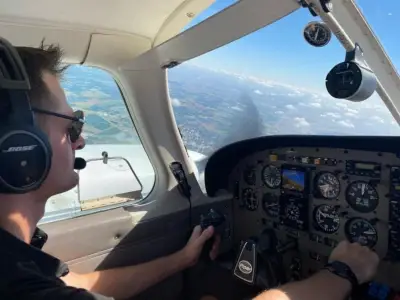 Multi-engine flying cross country