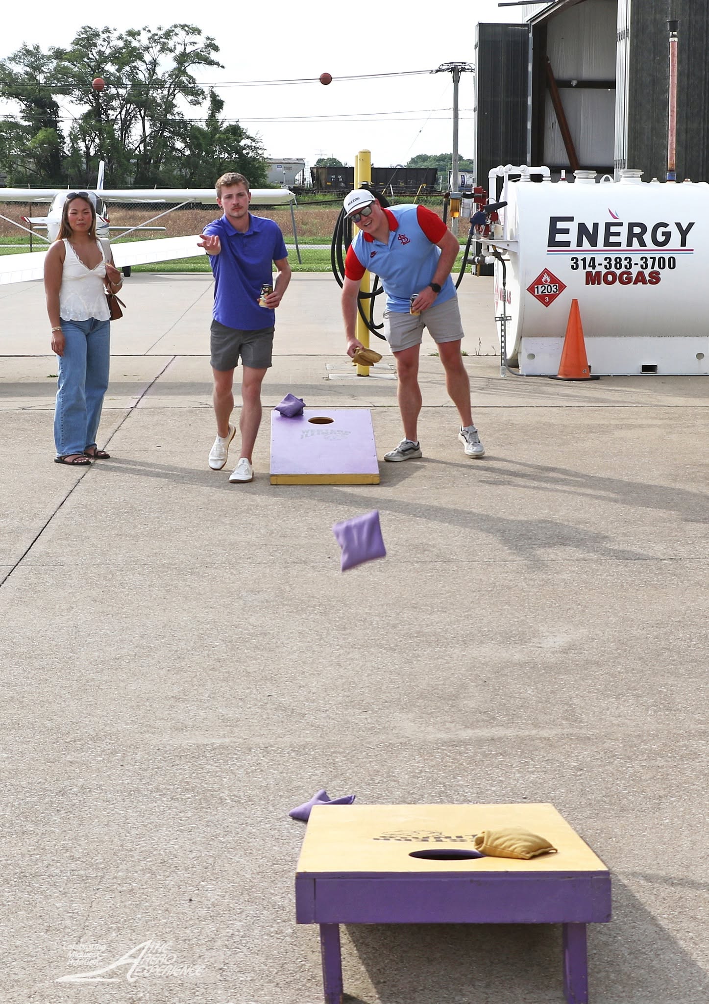 Ideal Aviation community gathered during the Air Race Classic sendoff party
